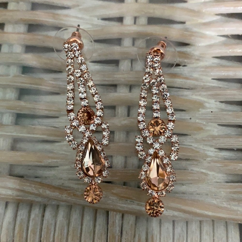 rose gold earrings